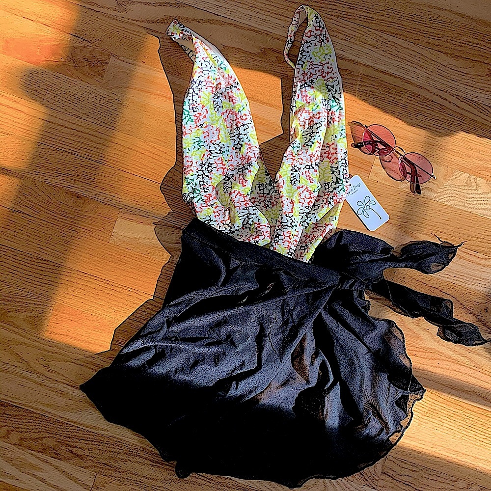 NWT Euphoria multicolor cheeky one piece